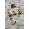 Kingston Brass Tub and Shower Faucet, Polished Brass, Wall Mount KBX8132DX - alternate 6